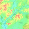 Mappa topografica Andagoya, altitudine, rilievo