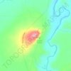Mappa topografica Copper Peak, altitudine, rilievo