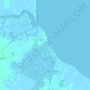 Mappa topografica South Bowers, altitudine, rilievo