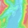 Mappa topografica Bagnella, altitudine, rilievo
