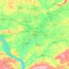 Mappa topografica Lancaster, altitudine, rilievo
