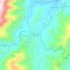 Mappa topografica Baan, altitudine, rilievo