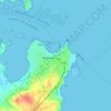 Mappa topografica Keradraon, altitudine, rilievo