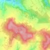 Mappa topografica Haute Souris, altitudine, rilievo