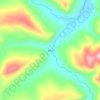 Mappa topografica 查哈村, altitudine, rilievo