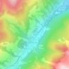 Mappa topografica La Ruà, altitudine, rilievo