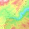Mappa topografica 百丈, altitudine, rilievo