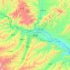 Mappa topografica 民和县, altitudine, rilievo