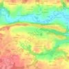 Mappa topografica La Maison Neuve, altitudine, rilievo