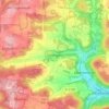 Mappa topografica Tiefenpölz, altitudine, rilievo