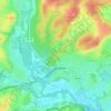 Mappa topografica Lauriol, altitudine, rilievo