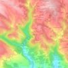 Mappa topografica Chalivent, altitudine, rilievo