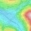 Mappa topografica Hof, altitudine, rilievo