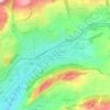 Mappa topografica Z.A. Les Fauvins, altitudine, rilievo