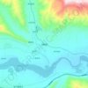 Mappa topografica 甘都镇, altitudine, rilievo