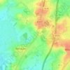 Mappa topografica Le Jambon, altitudine, rilievo