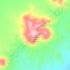 Mappa topografica Adams Peak, altitudine, rilievo