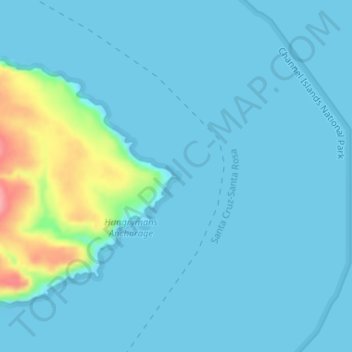 Mappa topografica San Pedro Point, altitudine, rilievo
