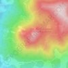 Mappa topografica Grün de Chignore, altitudine, rilievo