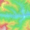 Mappa topografica Favalanciata, altitudine, rilievo