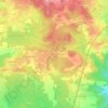 Mappa topografica Les Fayes, altitudine, rilievo
