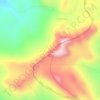 Mappa topografica Serra da Lapa, altitudine, rilievo