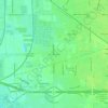 Mappa topografica West Manteca, altitudine, rilievo