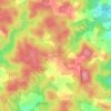 Mappa topografica La Trapelle, altitudine, rilievo