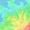 Mappa topografica Kerianegan Vraz, altitudine, rilievo