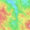 Mappa topografica Solignac, altitudine, rilievo