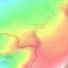 Mappa topografica Vedette, altitudine, rilievo