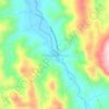 Mappa topografica Fraguas (Machuca), altitudine, rilievo