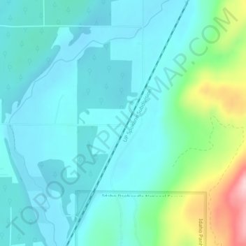 Mappa topografica Vay, altitudine, rilievo