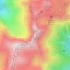 Mappa topografica Όλυμπος, altitudine, rilievo