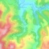 Mappa topografica La Verdolle, altitudine, rilievo