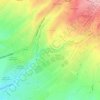Mappa topografica Ruta del Sillar, altitudine, rilievo