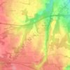 Mappa topografica Chassignoles, altitudine, rilievo