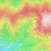 Mappa topografica Frena, altitudine, rilievo