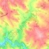 Mappa topografica Le Revault, altitudine, rilievo