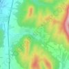 Mappa topografica Coste Lenne, altitudine, rilievo