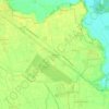 Mappa topografica Colombina, altitudine, rilievo