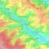 Mappa topografica Neuhausen, altitudine, rilievo