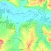 Mappa topografica Faye, altitudine, rilievo
