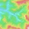 Mappa topografica Ville Basse, altitudine, rilievo