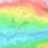 Mappa topografica Le Goillaz-Dessus, altitudine, rilievo