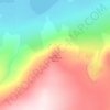 Mappa topografica la Grenouille, altitudine, rilievo