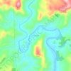 Mappa topografica Sandy Hook, altitudine, rilievo
