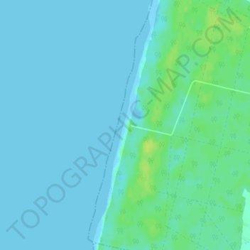 Mappa topografica Praia Torrão do Lameiro, altitudine, rilievo
