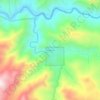 Mappa topografica Crabtree, altitudine, rilievo
