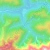 Mappa topografica Siebenhütten, altitudine, rilievo